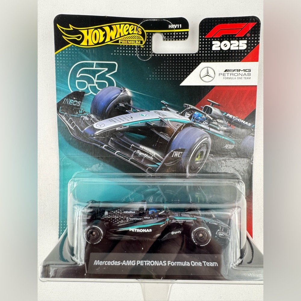 Hot Wheels Premium F1 2025 Mercedes-AMG Petronas Formula One Team Car Sealed